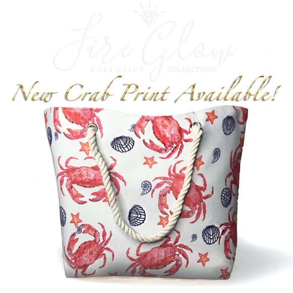 Multicolor Summer Fruit / Citrus Beach Tote Bag - Picture 6 of 7